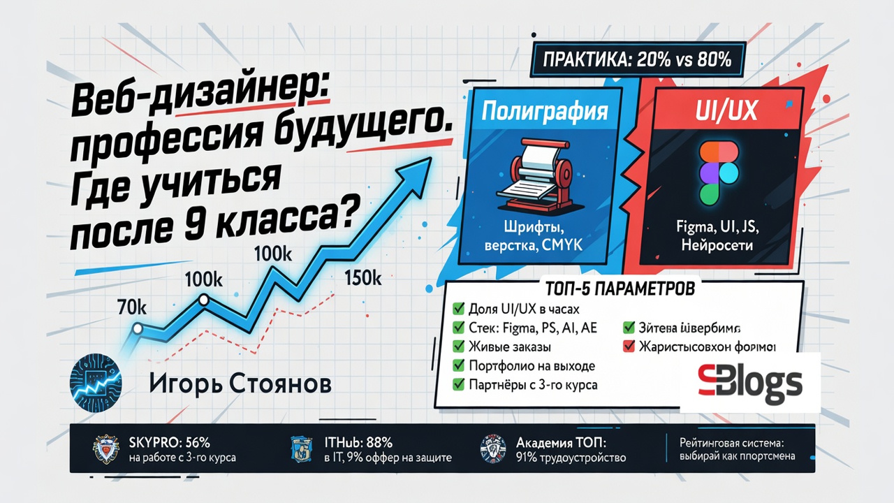 Веб-дизайнер: профессия будущего. Где учиться после 9 класса?